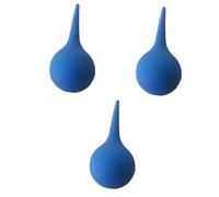 minkissy 3 Piezas Succión Del Oído Bomba De Bola De Limpieza De Aire Bombilla De Succión De Oreja De Cera De Oído Equipo De Irrigación Del Oído Cachorro Aspirador De Bulbo Blue