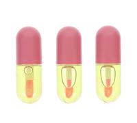 minkissy 3 Piezas tinte labial voluminizador de labios lápiz labial brillo bálsamo labial hidratante sante glow gloss labios de labios Líquidos labiales nutritivos el plastico
