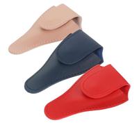 minkissy 3 Uds Funda Para Alicates De Cuero Con Broche Para Uñas Funda De Tijera Cutícula Funda Para Tijeras Soporte Para Tijeras Bolsa Bolsa De Tijera