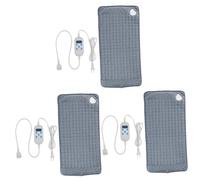 minkissy 3 Uds Manta Eléctrica Almohadilla Térmica Manta Calefactora Estera Calefactora Cojín Calefactor Simple Estera Cálida Terciopelo De Cristal