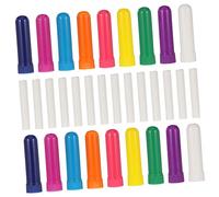minkissy 30 Piezas difusor Gel respiración respirar vapor nasal inhaladores nasales recipientes nasales de aromaterapia de aromaterapia algodón y plástico