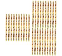 minkissy 30 Piezas Velas de aromaterapia para los oídos cónica de spa lavender essential oil scented candles de oídos de esencial hilas Beige