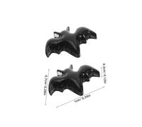 minkissy 300 Piezas Halloween Nail Charms Dark Style Bat Animal Resin Manicure Accessories Diy Nail Art For Parties Carnivals