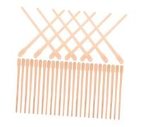 minkissy 300piezas Cera Barra Vello Nariz Palitos de Madera Aplicadores de Cera para Depilación de Cejas Labios y Nariz Casa