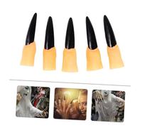 minkissy 30piezas Dedos De Zombi De Halloween Uñas Falsas Accesorios De Disfraz Espeluznante Para Fiesta