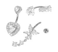 minkissy 3piezas Anillos De Aleación De Forma De y Joyas Cuerpo Para Mujeres y Hombres Para Hacer Tú Mismo