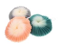 minkissy 3piezas Bola De Baño De Flor De Caracol Esponja De Ducha Cuerpo Esponja Vegetal Para Ducha y Viajes