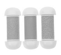 minkissy 3piezas Cabezal De Pulido De Pies Recambio Eléctrico Extra Grueso Regular y Blanco Para Removedor De Callos Herramienta De Cuidado De Pies Para Pedicura Casa