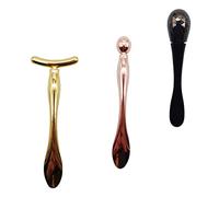 minkissy 3piezas Cucharas De Masaje Para Ojos De Aplicador De Crema y Masajeador Facial Para Reducción De Edema y De Absorción De Productos De
