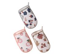 minkissy 3piezas Esponja De Lufa Para Ducha Guantes De Baño Exfoliantes Accesorio De Baño Multiusos