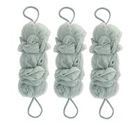 minkissy 3piezas Estropajo De Espalda y Esponja De Ducha Esponjas De Baño Largas Limpiador De Espalda Fácil De Limpiar y Secar