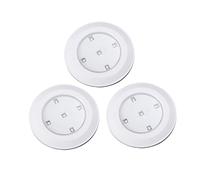minkissy 3piezas Luz Led De Noche Táctil Control Remoto y Temporizador Luz De Armario y Dormitorio Sin Batería Para Habitaciones De Bebés y Cocinas Color Blanco