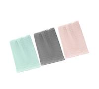 minkissy 3piezas Toallitas De Muselina Para Niñas Paños De Algodón Para Recién Nacidos Toallitas Para Lavar La Baba