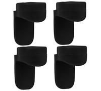 minkissy 4 Almohadillas de Silicona Negra Accesorio Ligero Soporte Cómodo y Antideslizante para para Adecuado para Tocar de Pie o