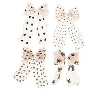 minkissy 4 Lazos Para El Pelo De Gran Tamaño, Pinzas Para El Pelo, Pasadores De Resorte Para Chicas Adolescentes, Accesorios De Moda Para Varios Peinados.