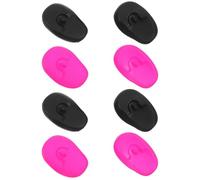 minkissy 4 orejeras para teñir el cabello orejeras de peluqueria para los para secador de pelo protector de orejas cubre orejas para teñir el cabello gel de sílice