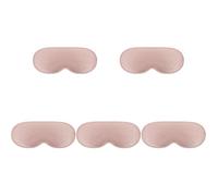 minkissy 4 Piezas Antifaz Opaco 3d Ojo Para Portátil Rana Condujo Ligero Bloqueando Persianas Durmiendo Recargable Hinchado Enfriamiento Dormir Con Los Ojos Vendados Lámpara Rosa Tela