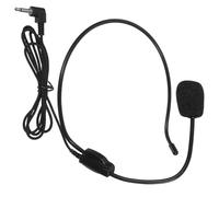 minkissy 4 Piezas Auriculares Micrófono para Hablar Jack de 3, 5mm Negro | Plástico Ligero y Ajustable, Calidad de Sonido Óptima, Uso para Cantar y Enseñar