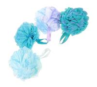 minkissy 4 Piezas Bola de baño aplicador de loción corporal de baño portátiles ducha diver esponja baño esponja de baño para el hogar lufa de baño de uso diario Educación física