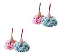 minkissy 4 Piezas Bola De Baño De Helado Esponjas De Lufa Para La Lufa Bebé Accesorios Para Recién Nacidos Esponja De Baño Para Bebé Esponja Bebe Productos De Baño Nylon Perder