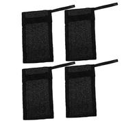 minkissy 4 Piezas Bolsa De Malla De Espuma De Jabón Esponja Barra De Jabón Bomba De Jabón Bolsa De Jabón Dispensador De Jabón Dispensador De Pasta De Fibra De Nailon Black
