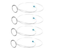 minkissy 4 Piezas De Alambre para Herramientas De Reloj Soporte para Relojeros Soporte para Lupa Pequeña Lupa De Relojero Lupa Portátil para Reparación Fijador De Lupa De Hierro