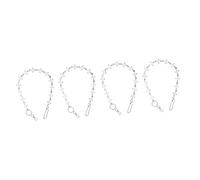 minkissy 4 Piezas De Cadena De Metal Para Mujer Estilo Hip Hop Estilo Motociclista Con Diseño De Cruz Oscura Y Personalidad Elegante Para Pantalones Pantalones Cintura Y Cintura