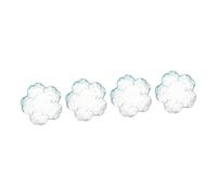 minkissy 4 Piezas De Plato Japonés Dappen Plato Acrílico Para Uñas Tazón Para Uñas Elegante Soporte De Vidrio Para Pinceles