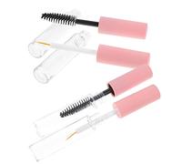 minkissy 4 Piezas Delineador De Ojos En Barra Rímel Burdeos Aceite De Castor Envase De Crema De Pestañas Máscara De Pestañas a Prueba De Agua Efecto Máscara De Tubo Varitas La Mascota Rosa