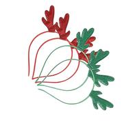 minkissy 4 Piezas Diadema de asta navideña retorcido moda diadema navideña con astas de alce Venda cornamenta diademas navideñas decoração cabello de dama aro de pelo de asta de mujer