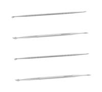minkissy 4 Piezas Herramientas de Doble Punta para de Uñas Bolígrafo de Escultura Gel Uv Metálico para Modelado Pintura y Esculpido DIY para Manicura y Artesanía