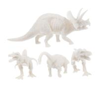minkissy 4 Piezas Juguetes de Dinosaurios DIY para Pintar Educativos para Favors de Fiesta y Decoración Infantil