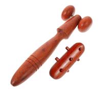 minkissy 4 Piezas Masajeador De Palisandro Palo De Guasha Palo Masajeador De Madera Aptitud Física Palo De Rosa Vietnam Rojo