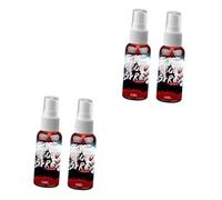 minkissy 4 Piezas plasma de halloween sangre artificial maquillaje chorro de sangre xuxes halloween maquillaje de halloween decoración de halloween aerosol de fiesta el plastico rojo