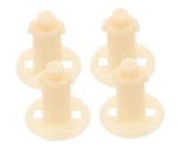 minkissy 4 Piezas Repuestos Pies Plástico Antideslizante Soporte Plataforma Báscula Accesorios para Cocina Almacén Uso Industrial