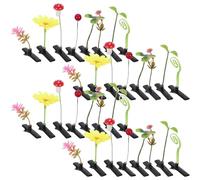 minkissy 48 Piezas Pinzas para Pelo de Brotes Divertidas y Lindas con Diseño de Plantas para Niñas y Mujeres Fiestas y Uso Diario Varios estilos