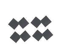 minkissy 4pares of Square High Heel Shoe Pads Non-slip Wear-resistant Stickers for Women s Easy to Apply Noise Reducing