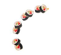 minkissy 4piezas Broches de Sushi Lindas Pin de Comida Novedoso para Chaquetas y Camisetas Accesorio de Joyería de Sushi para Regalos de Fiesta y Rellenos de Medias de Halloween