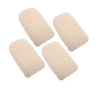 minkissy 4piezas Cepillo De Ducha Esponjas De Baño Almohadillas Exfoliantes Para Relajar La Limpiar El Cabelludo