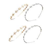 minkissy 4piezas Diadema De De Puntas Para Mujer Accesorio De Cabello De Pack y