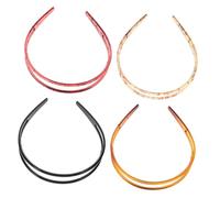 minkissy 4Piezas Diademas para Mujer con Antideslizantes para Maquillaje Lavado Ejercicio Accesorios de Moda para Eventos y Fiestas