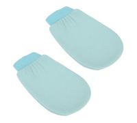 minkissy 4piezas Guantes De Exfoliantes De Fibra Vegetal Paños Para Baño y Cuidado Corporal Limpieza Eficaz Para Cuerpo Diseño Práctico y Ligero