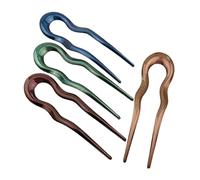 minkissy 4piezas Tocados De Horquilla Forma Cabello Accesorios Vintage Para Peinados De Moño Horquillas Francesas Para Adornos Pelo Mujer