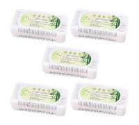 minkissy 5 Cajas De Carbón Activado Para Absorber Olores De Frigorífico Tela No Tejida Para Frigorífico Y Congelador