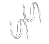 minkissy 5 Pares De Cadenas Con Garras Para Zapatos Adornos Dorados Con Cuentas Delicados Y Modernos Adornos Con Nombre Apilado Para Mujer Cordones En Capas Adornos De Zapatos Con