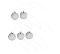 minkissy 5 Piezas Bolas de Péndulo con Cuerda Balance Newton Esfera Física Decoración Escritorio Educativo para Oficina