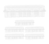 minkissy 5 Piezas Caja de Almacenamiento de Vacunas para Hospitales Organizador de Plástico Pequeño Caja para Clínica para Refrigerador y Laboratorio