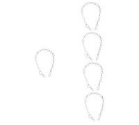 minkissy 5 Piezas De Cadena De Metal Para Mujer Estilo Hip Hop Estilo Motociclista Con Diseño De Cruz Oscura Y Personalidad Elegante Accesorios Para Vaqueros Cadena Plateada