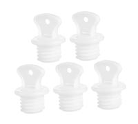 minkissy 5 Piezas tapones de agua accesorios perchas botellas de agua ganchos de puerta tapones de silicona tapa para botella tapón de repuesto partes de la botella de agua caucho