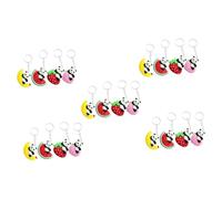 minkissy 5 Series Keychain De Fruta Animal De Peluche Suave Felpa Panda Monedero Mochila Bolso Encantos Adorno Colgante De Llavero Animal De Polivinilo 4 Piezas X 5